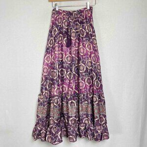 Chelsea & Theodore Boho Maxi Skirt Womens Size XS
